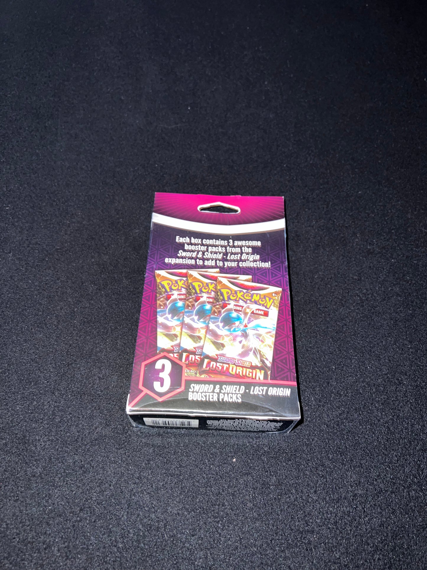 Pokemon TCG - Box of 3 Lost Origin Booster Packs (Sealed) (Slighty Damaged)